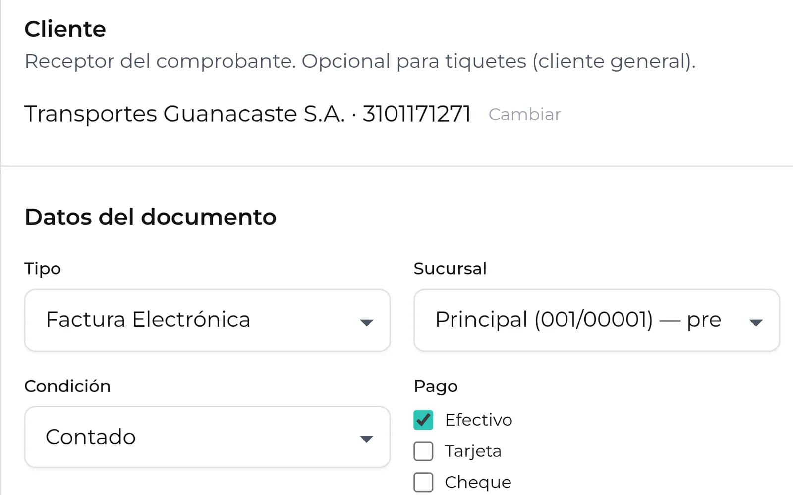 Editor de factura de SD Invoice con XML, PDF y aceptación de Hacienda